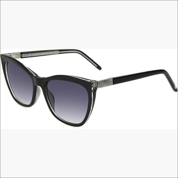 Plastic Cat Eye Sunglasses with UV Protection and Case main image 3